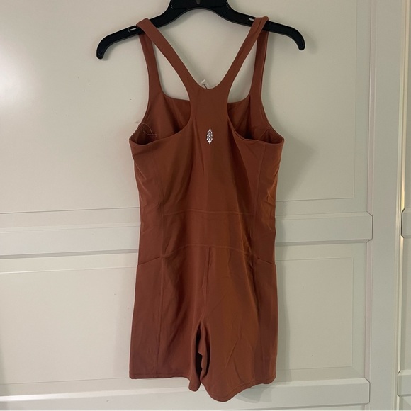 New! FP Movement Free People Rust Orange Never Better Runsie 20993 - Picture 6 of 12